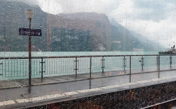 Regen am Brienzersee