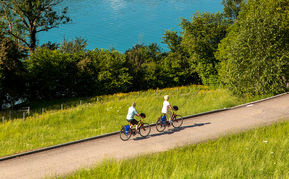 Aare-Radweg, Radweg bei Brienz