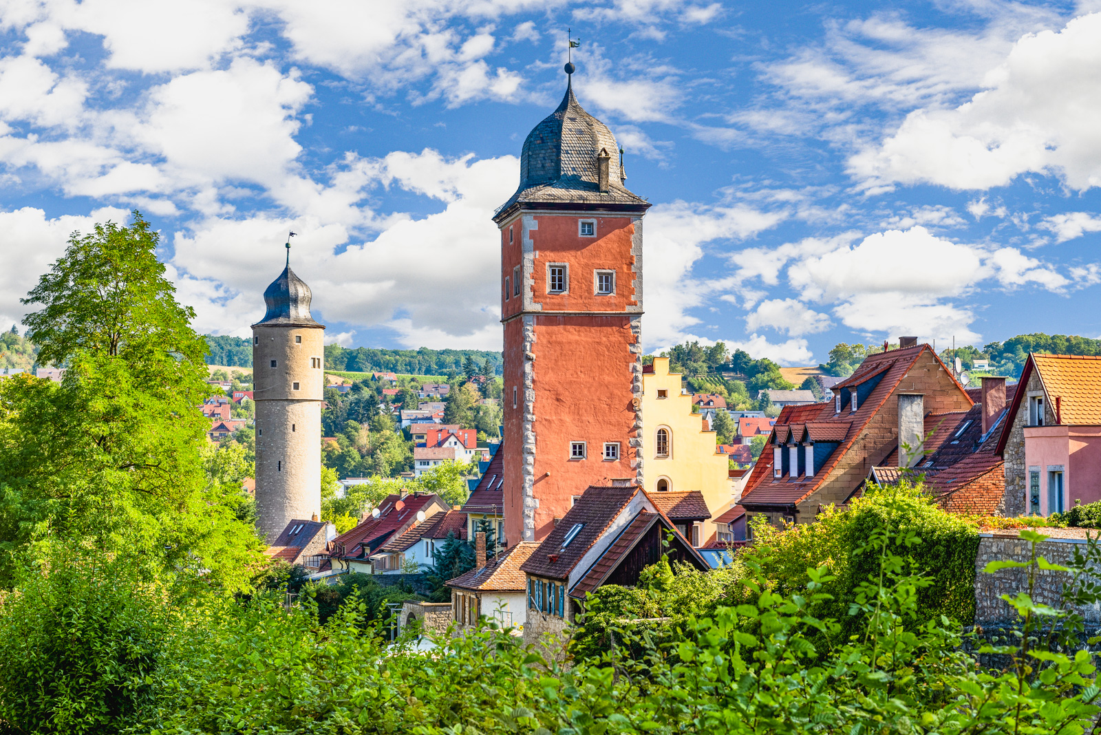 Ochsenfurt, Altstadt, Türme