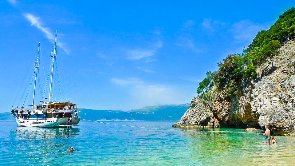 Bade-Kreuzfahrt in der Kvarner Bucht