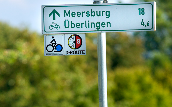 Beschilderung, Bodensee-Radweg