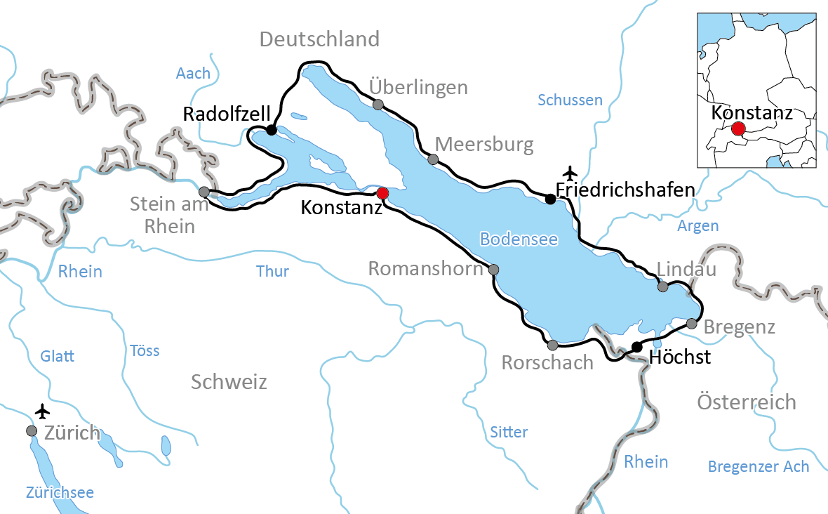 In 6 Tagen rund um den Bodensee