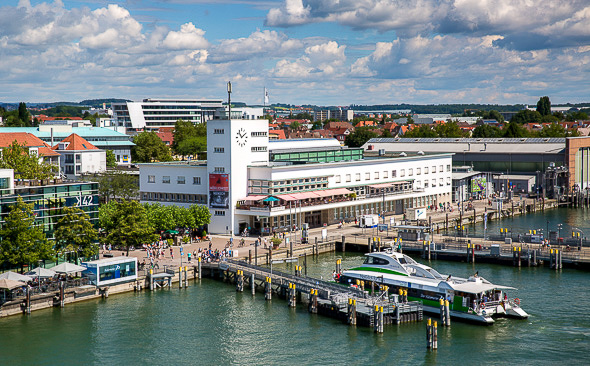Friedrichshafen, Zeppelinmuseum, Hafen