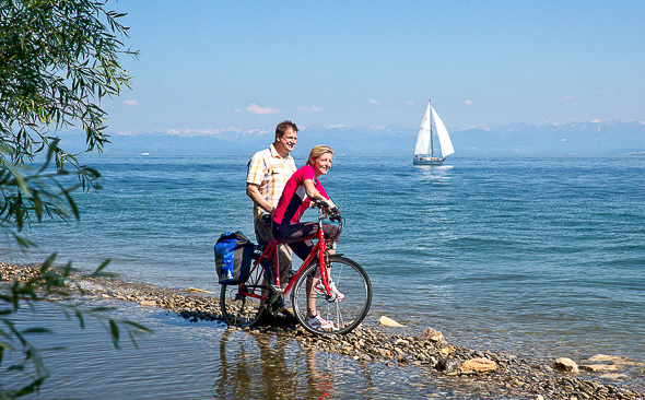 Konstanz, Bodensee, Radler