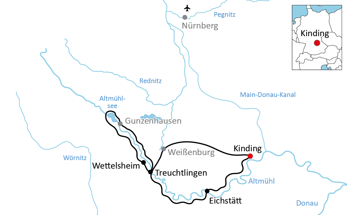 Radreise im Naturpark Altmühltal