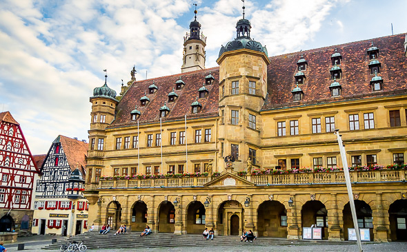 Rathaus, Rothenburg, Altstadt