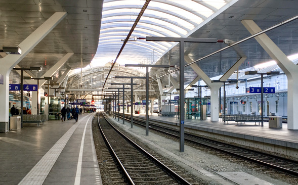 Der Tauern-Radweg, Hauptbahnhof Salzburg