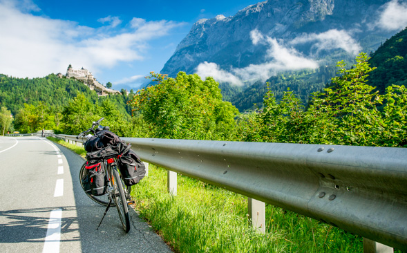 Der Tauern-Radweg, Burg Hohenwerfen