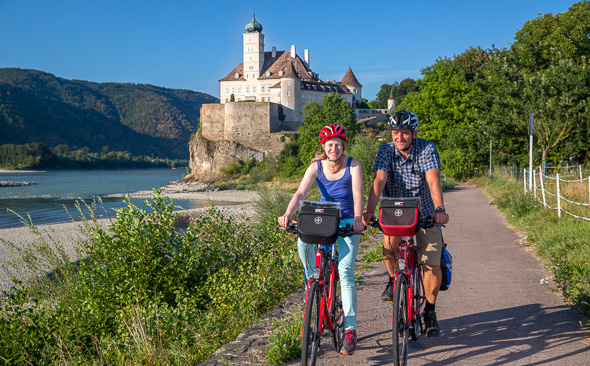 Donau-Radweg bei Melk, Schönbühel
