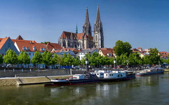 Donau-Radweg, Regensburg