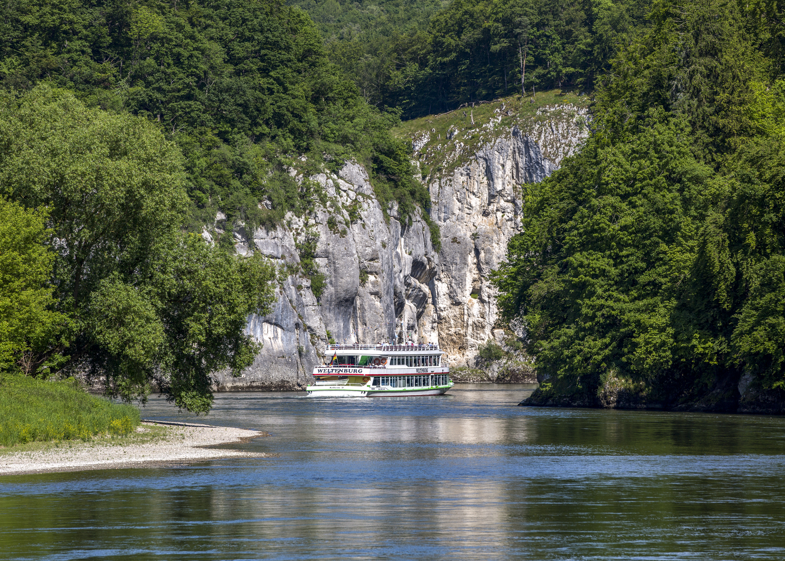 Schifffahrt durch den Donaudurchbruch