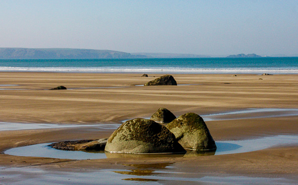 Ein einsamer Strand