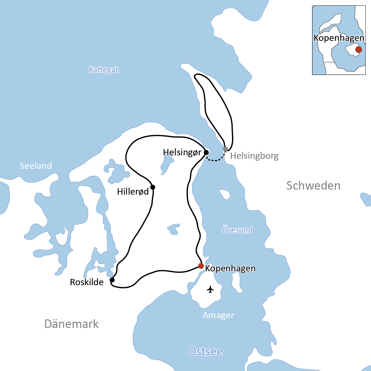 Radtour in Dänemark