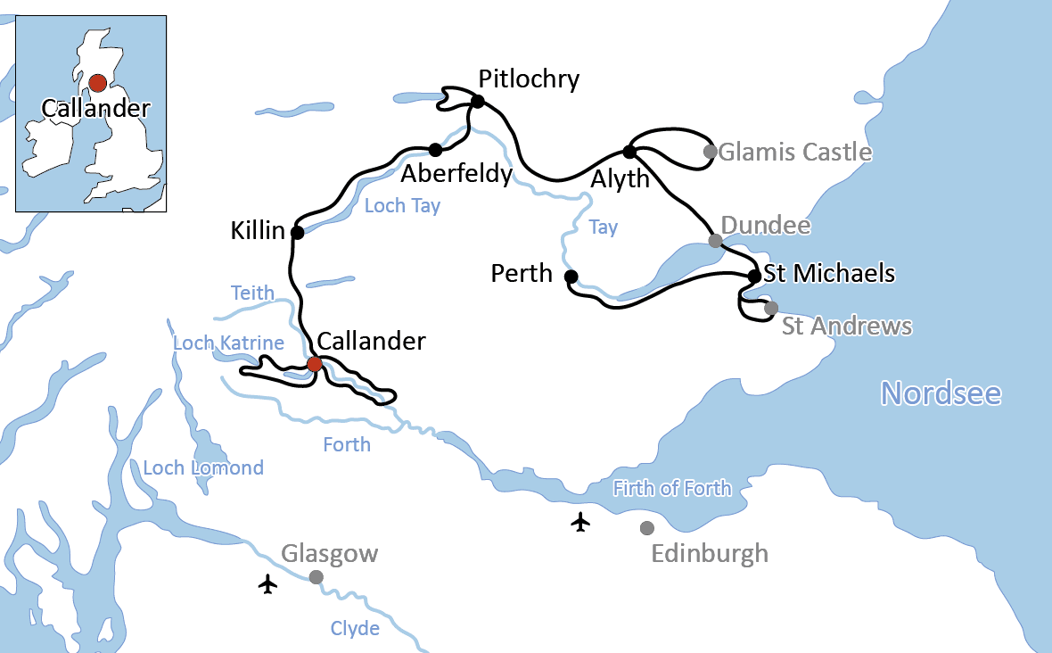 Der Große Radurlaub in Schottland