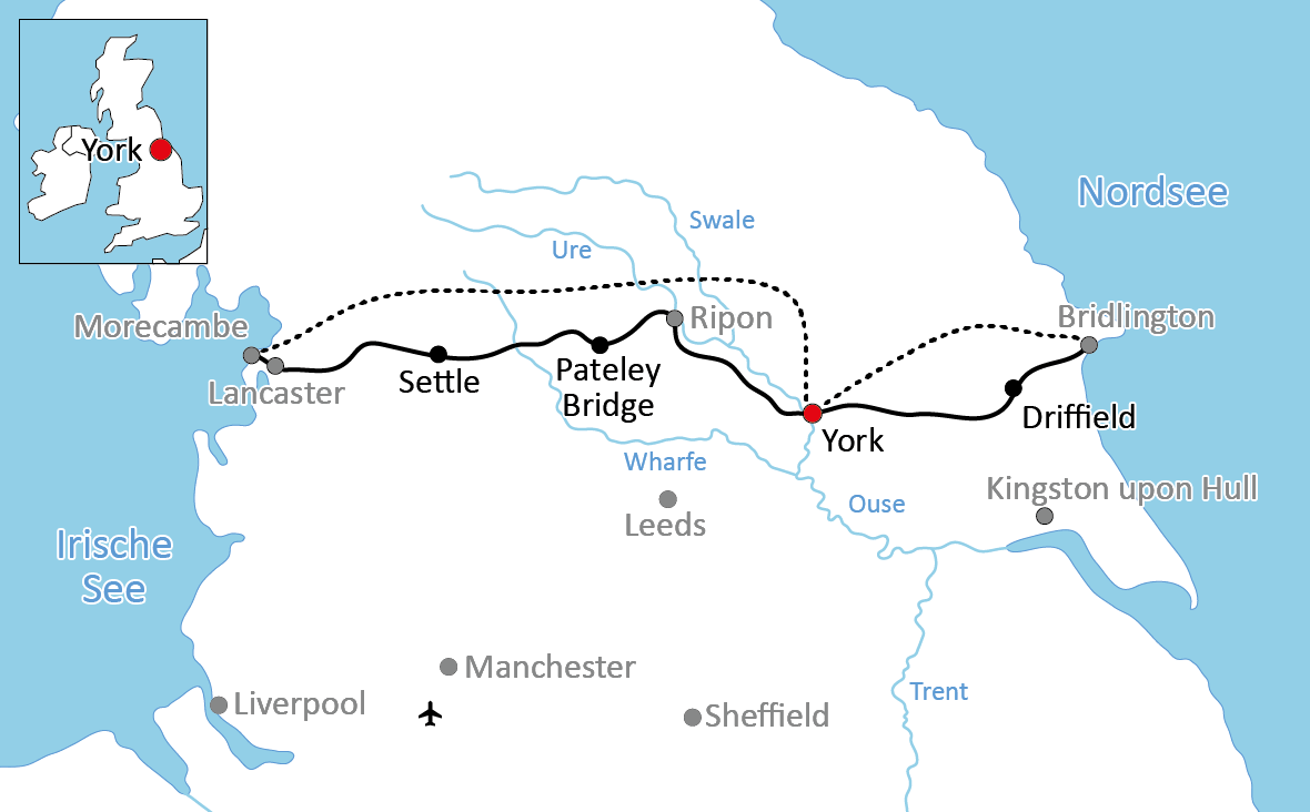 Radtour in Yorkshire