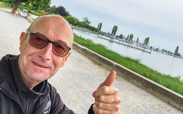 Zufriedener Gast
