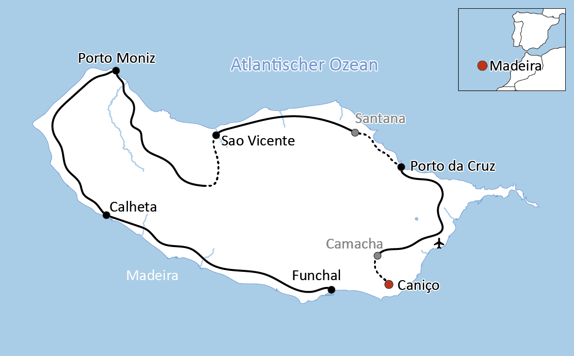 Radurlaub auf Madeira