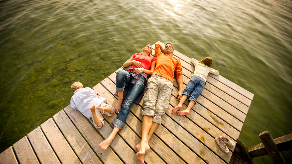 Familienradtour am Brombachsee
