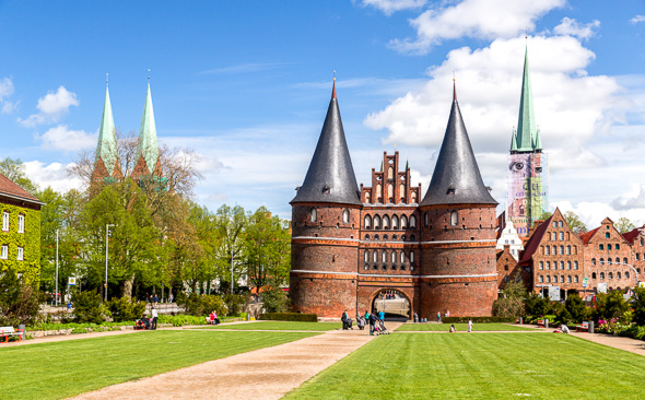 Das Holstentor in Lübeck
