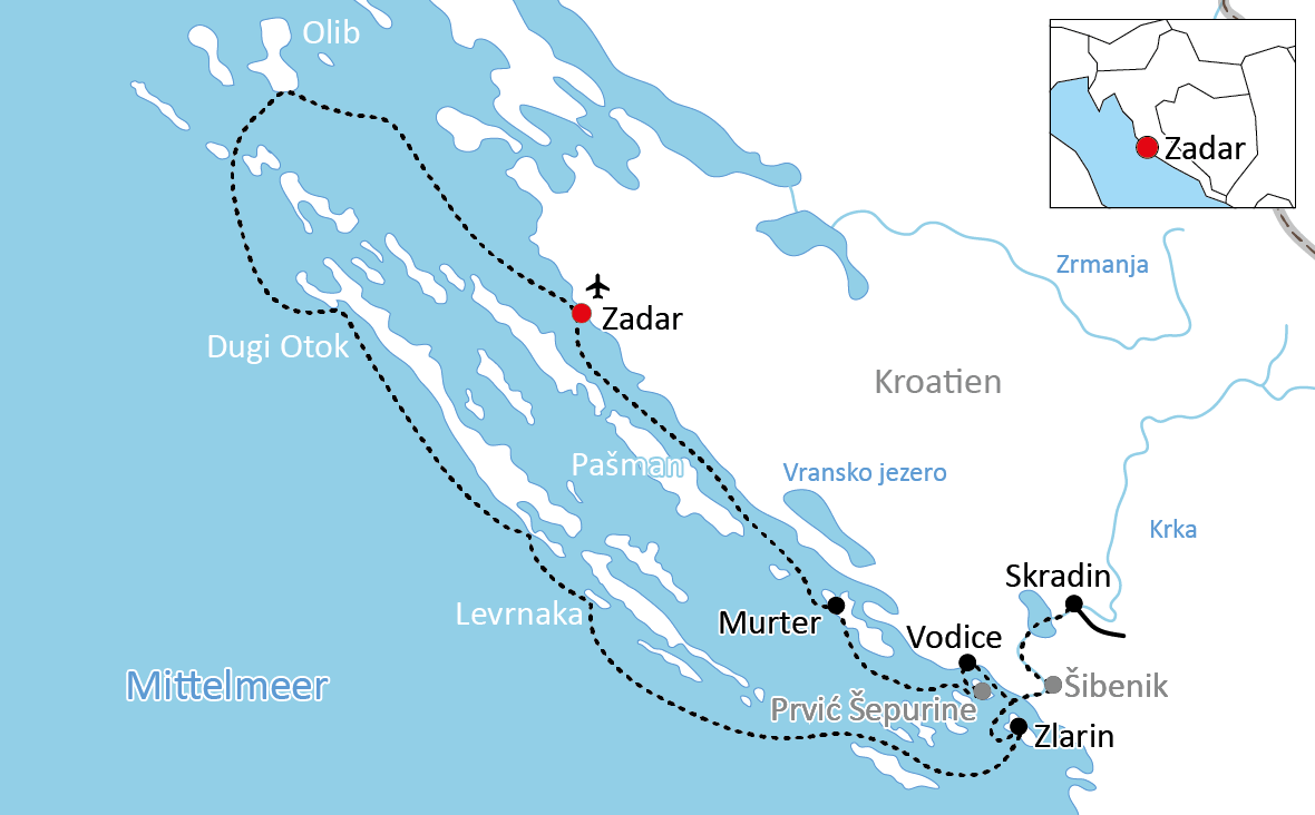Inselhüpfen in Kroatien