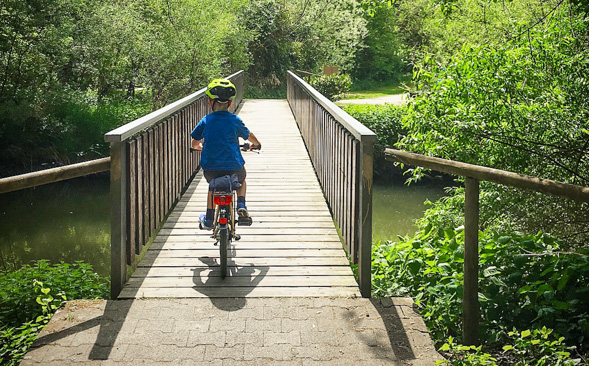 auf dem Rad