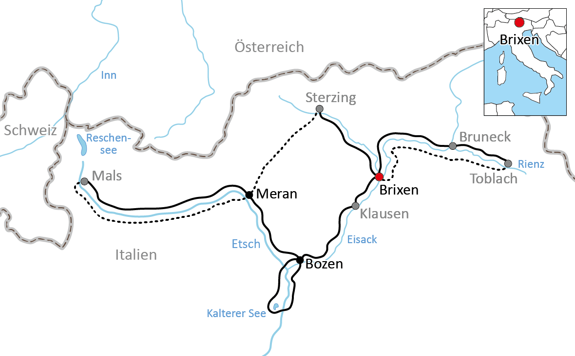 Radurlaub in Südtirol