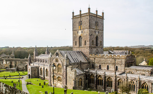 Die Kathedrale in St. David's