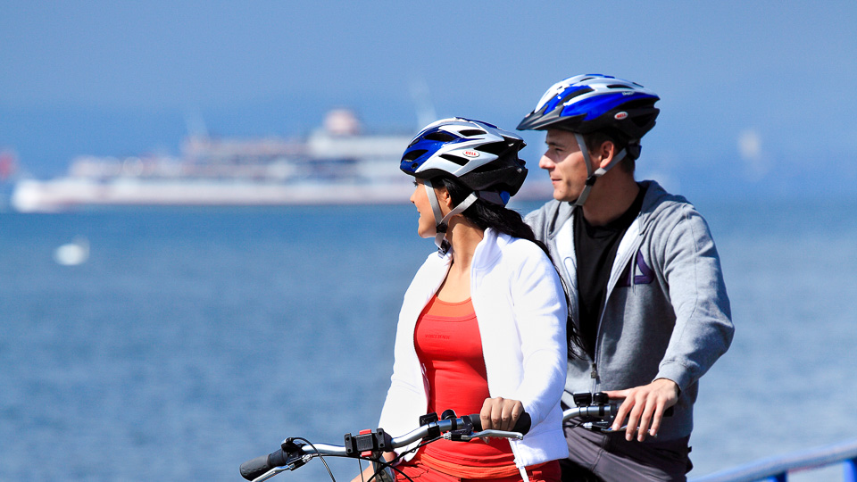 Kurze Fahrradtour um den Bodensee