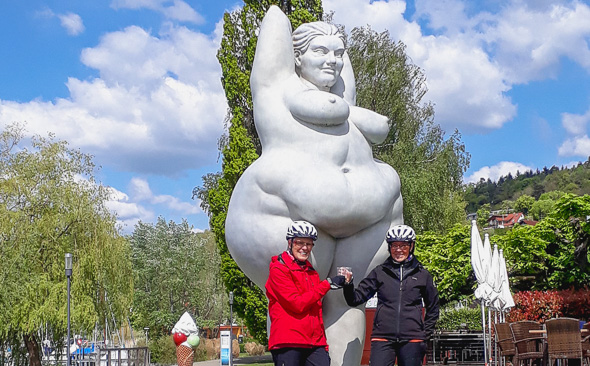 Lenk-Statue in Ludwigshafen