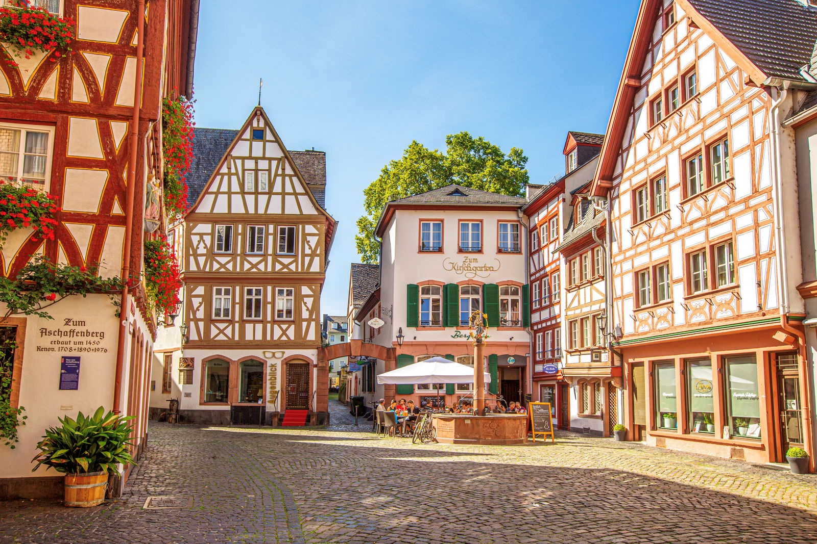 Mainz, Altstadt, Fachwerkhäuser