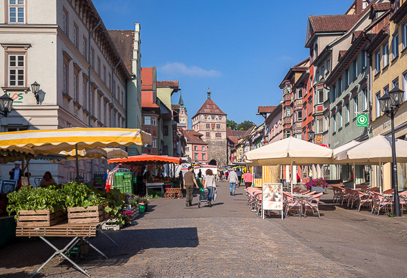 Rottweil, Altstadt, Wochenmarkt