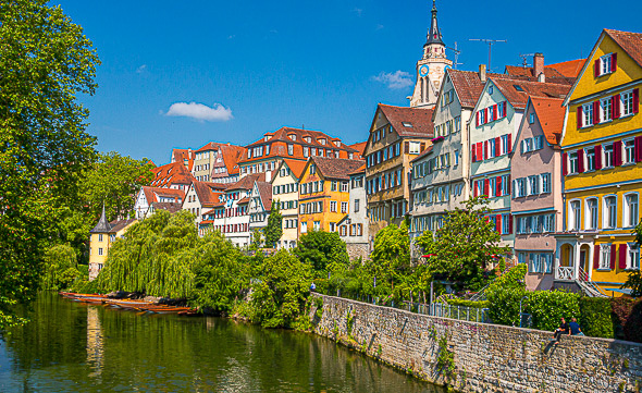 Neckar, Tübingen, Altstadt