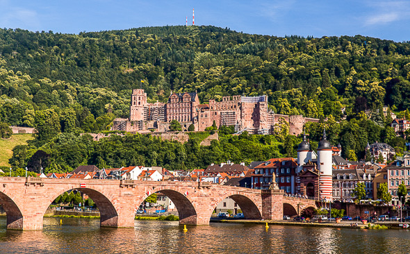 Heidelberg, Schloss, Alte Brücke, Altstadt
