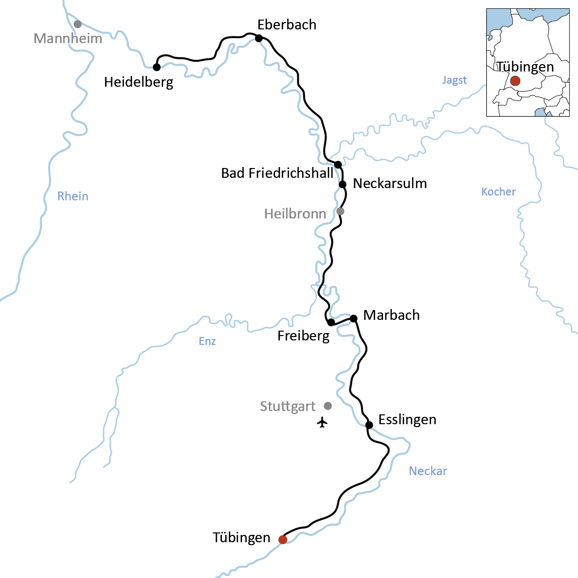 Der Neckartal-Radweg