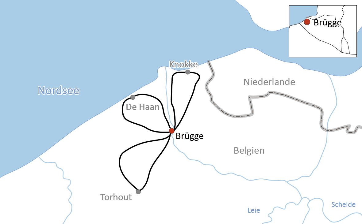 Radtouren in Flandern