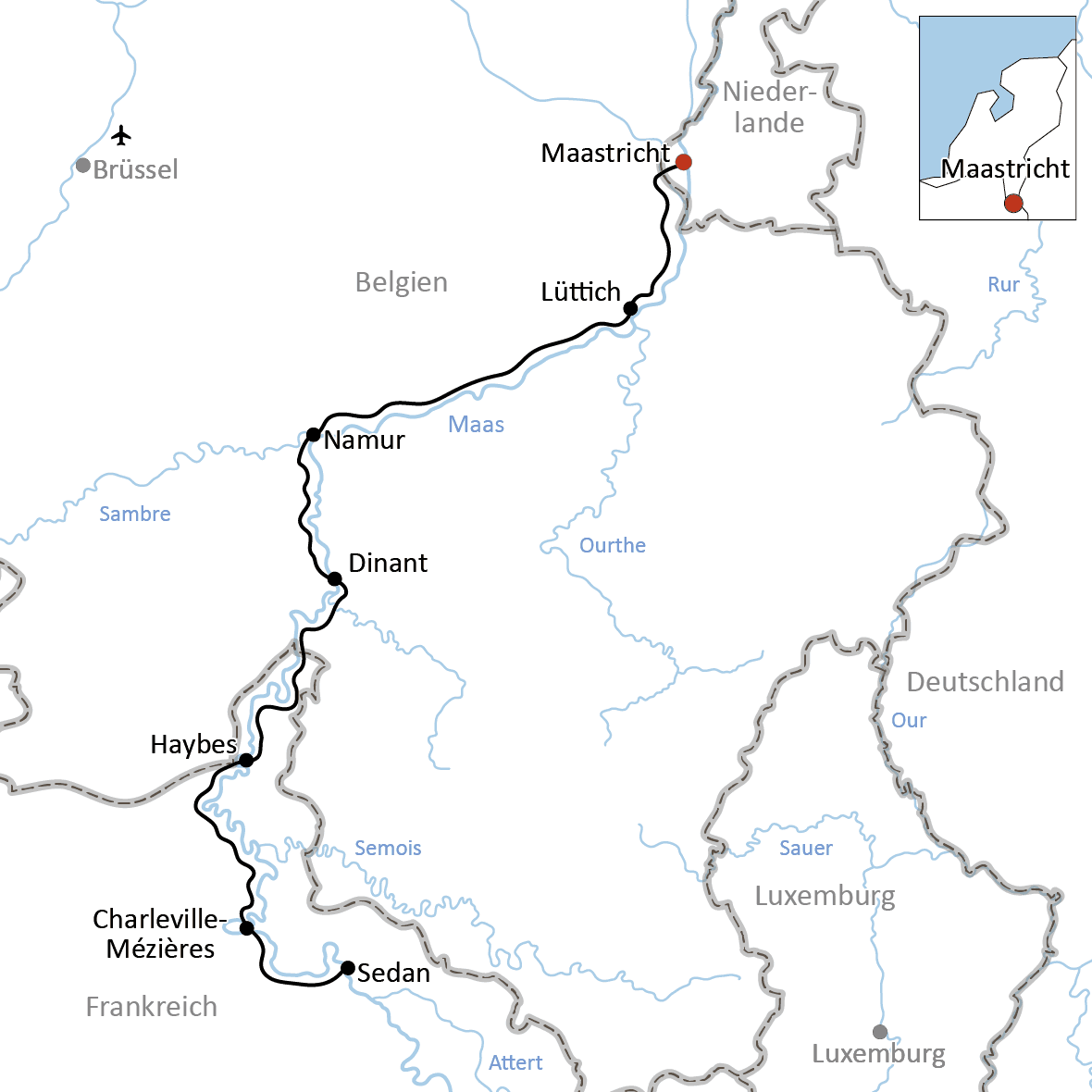 Der Maas-Radweg