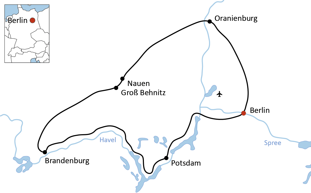 Radtour durch das Havelland