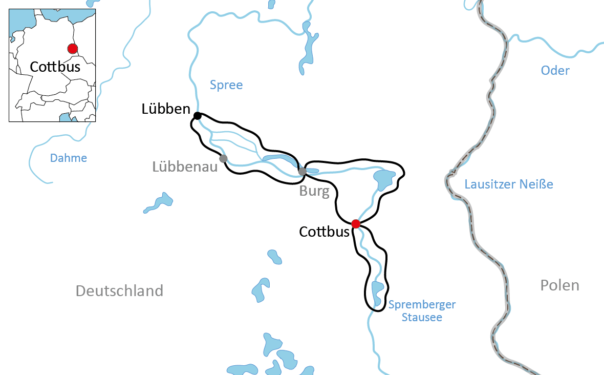Die kurze Spreewald-Radtour