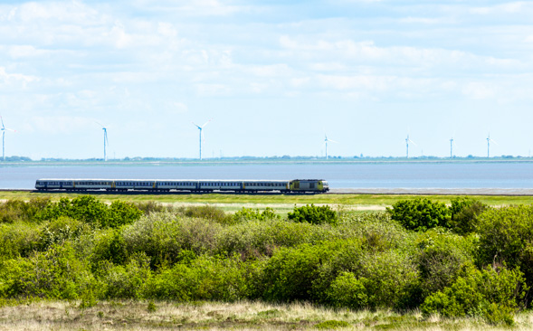 Nordsee-Radweg, Zug auf Sylt