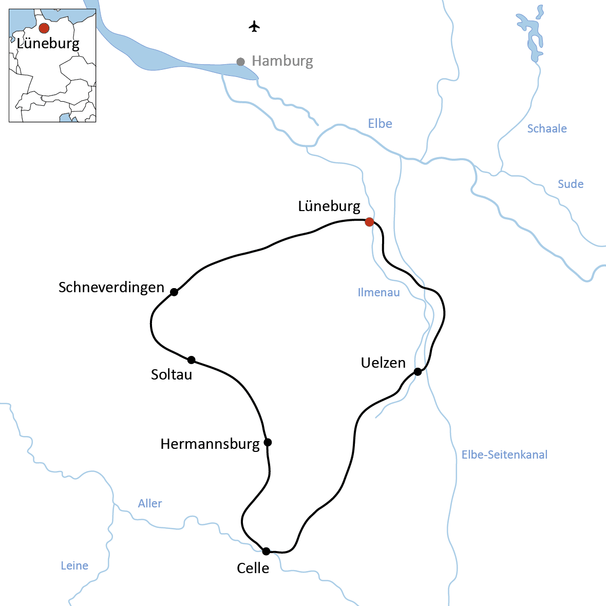 Radtour in der Lüneburger Heide