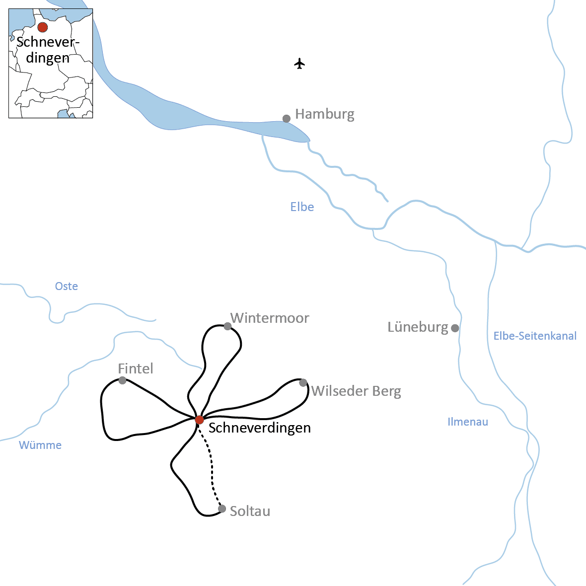Radurlaub in der Lüneburger Heide