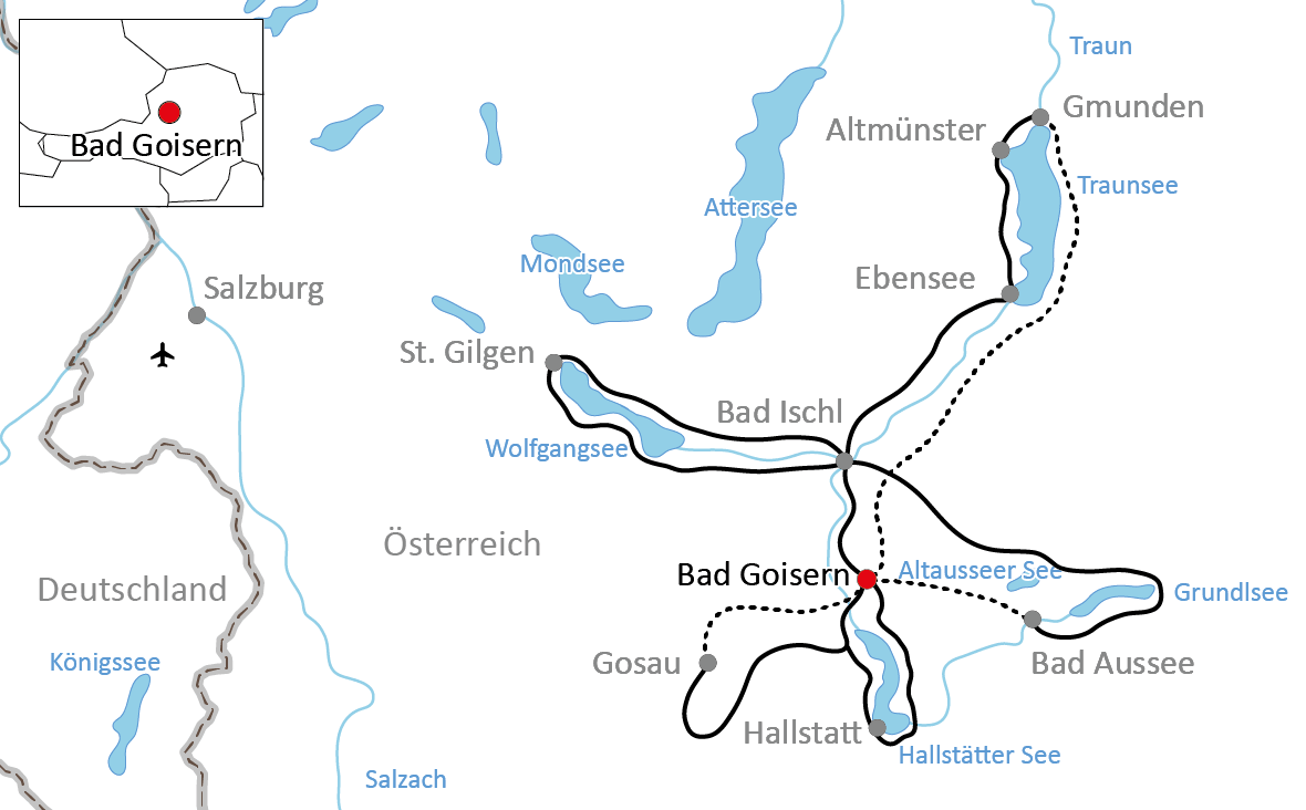 Radurlaub im Salzkammergut