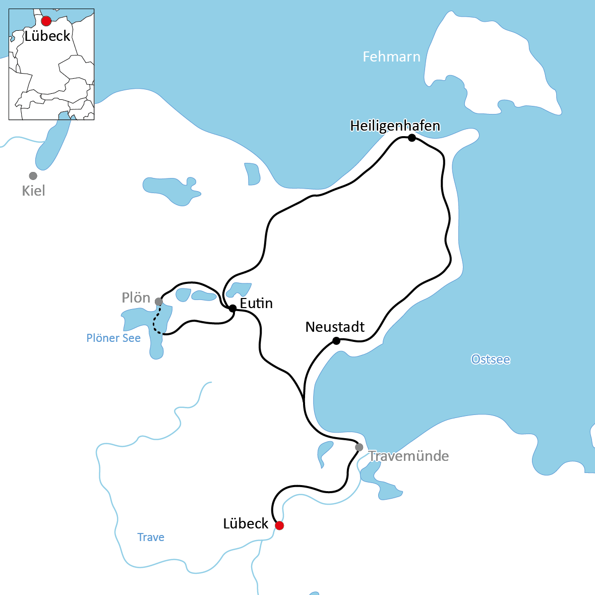 Radtour durch die Holsteinische Schweiz