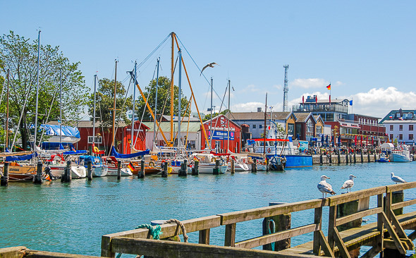 Alter Strom, Warnemünde, Flaniermeile, Hafen
