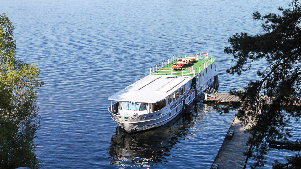 Rad und Schiff in Masuren