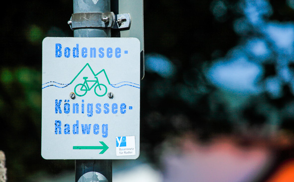 Kurzinfo der Radreise vom Bodensee zum Königssee