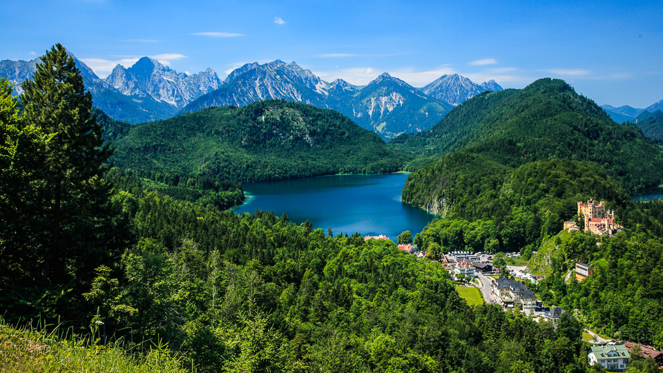 Radreise vom Bodensee zum Königssee