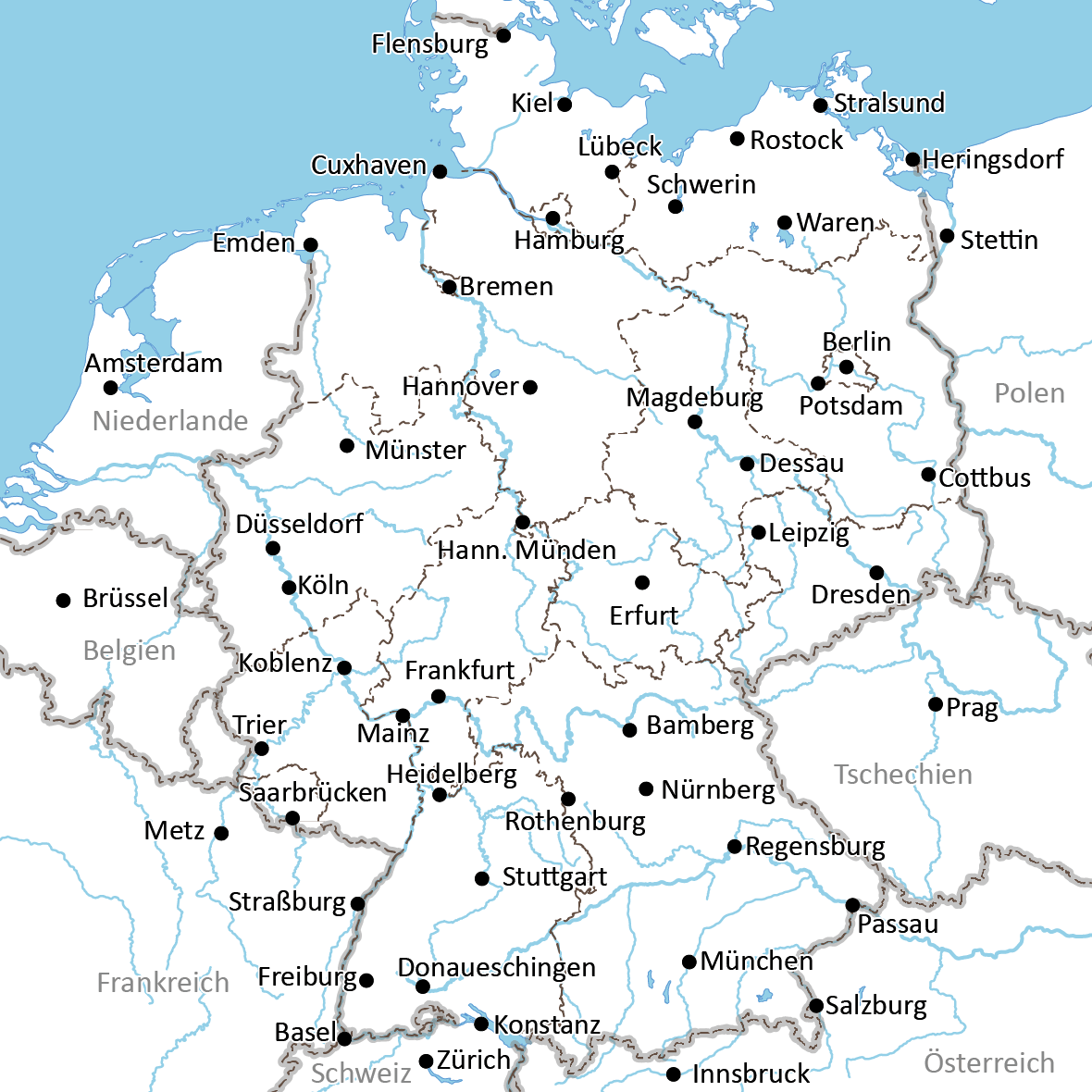 Radreisen in Deutschland