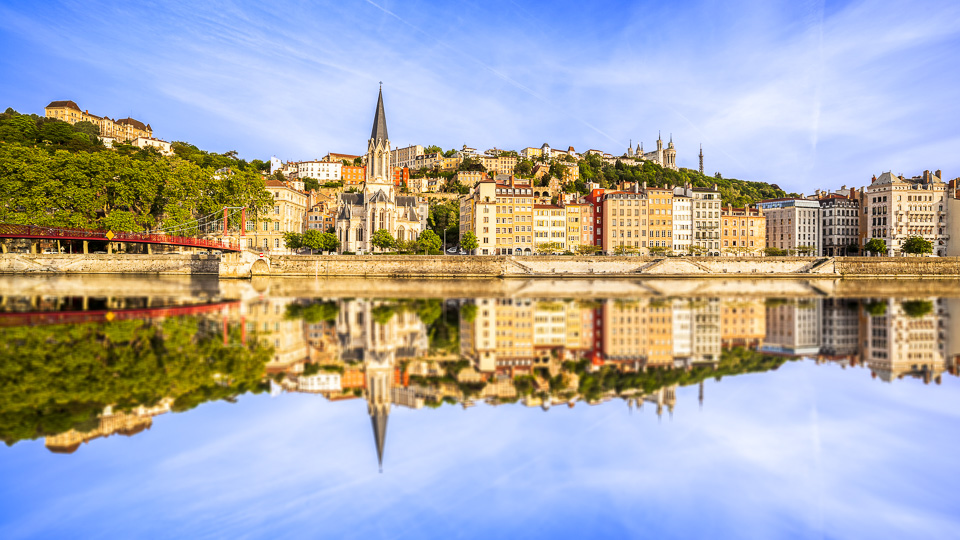 Radtour an der Rhône von Genf nach Lyon