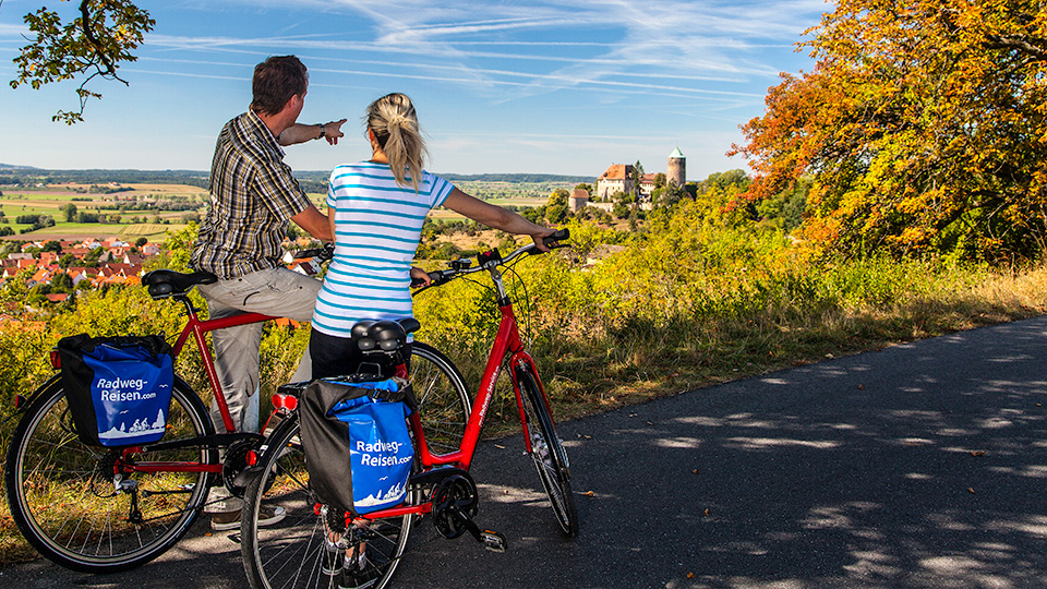 Radtour auf der Burgenstraße
